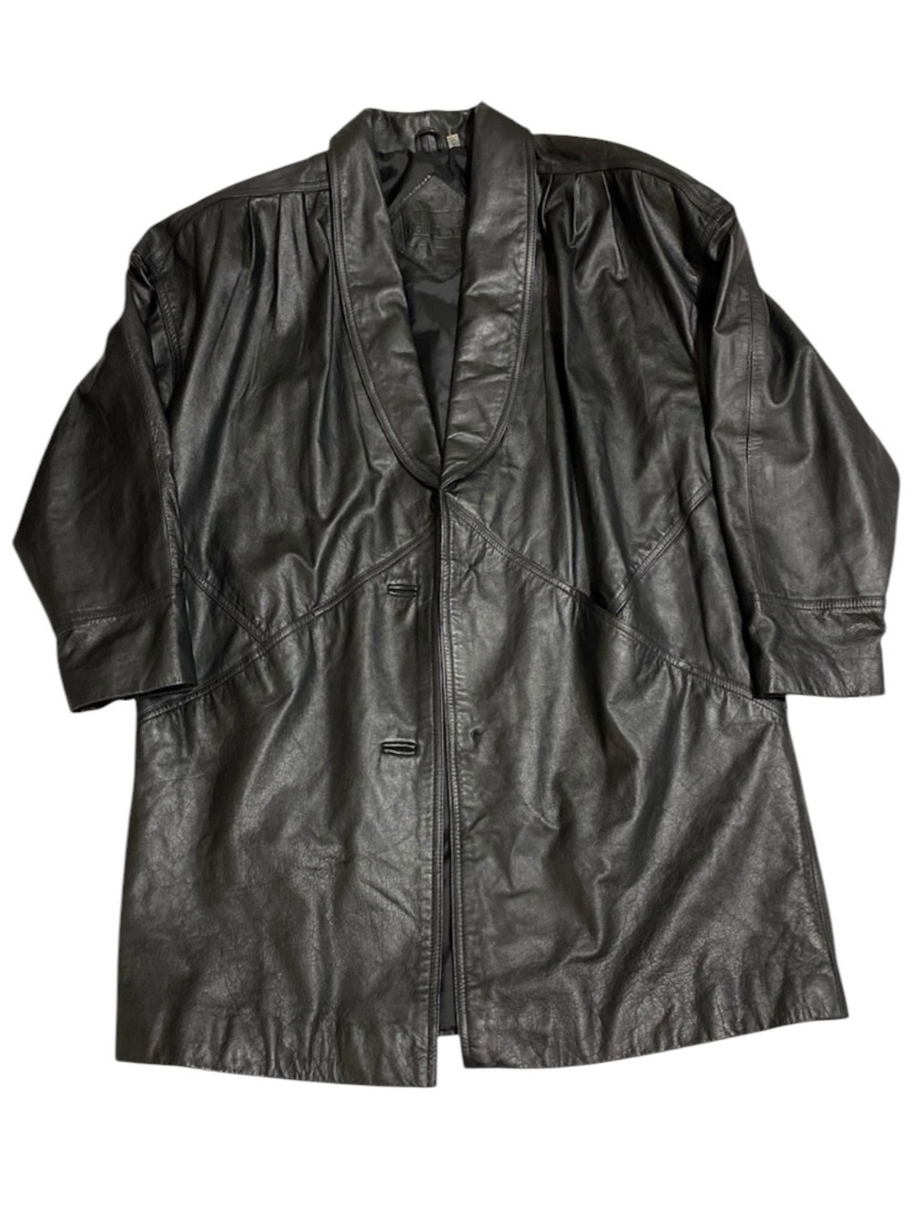Preston & York Genuine Leather Coat